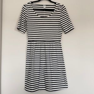 Striped mini dress